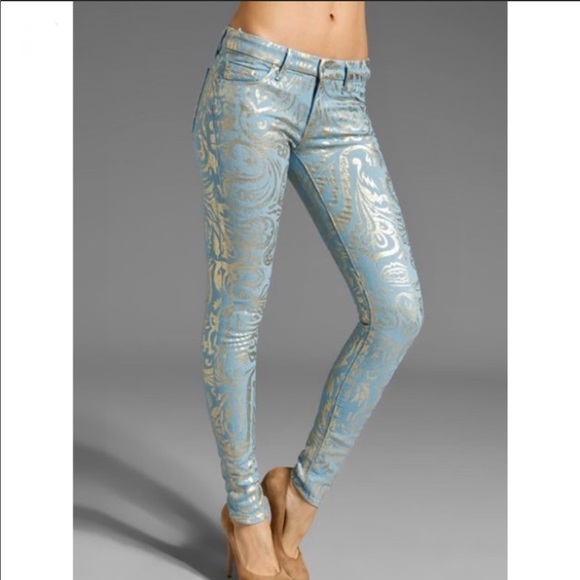 MOTHER Pants - Like New Mother Gold Rush Baby Skinny Jeans 27 💎